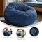 Flash Furniture Bean Bag Chair, 42 in W 42" L 19" H DG-BEAN-LARGE-DENIM-GG - alternate 7